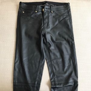H&M Vegan Leather Pants